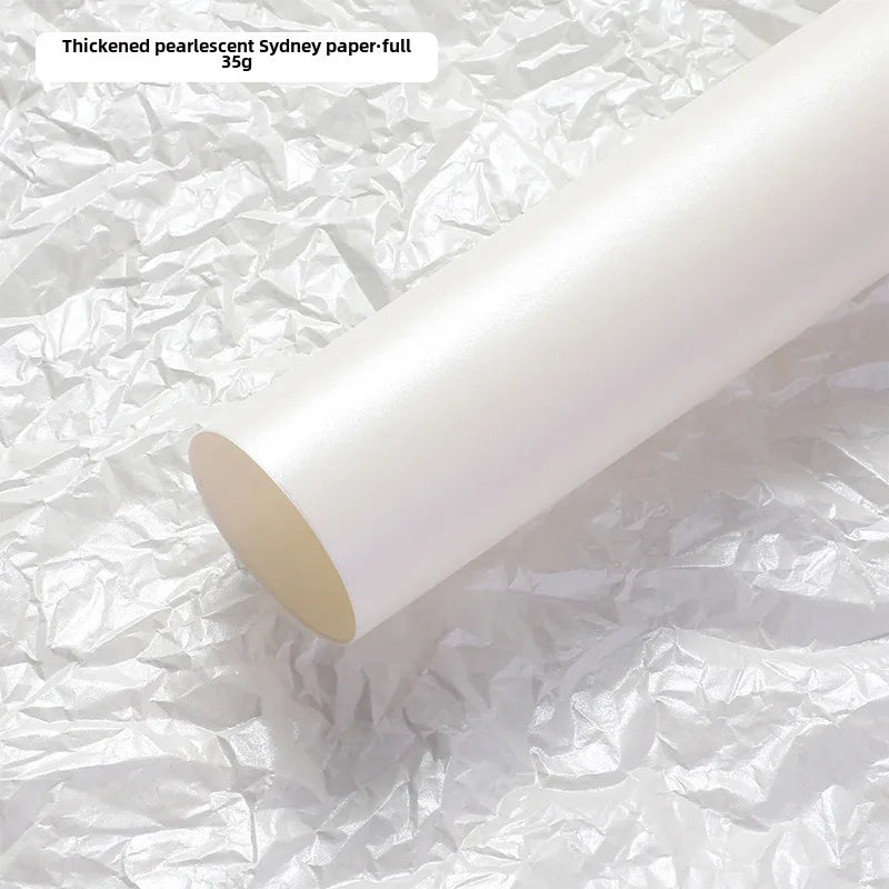 Sydney paper white bouquet packaging baking lining wrapping paper flowers floral wrapping paper hand-rolled paper preservative paper