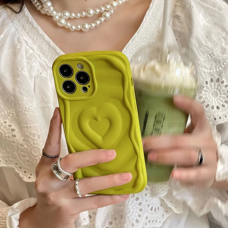 preppy style simple style solid color phone cases