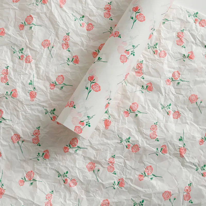 Sydney paper white bouquet packaging baking lining wrapping paper flowers floral wrapping paper hand-rolled paper preservative paper