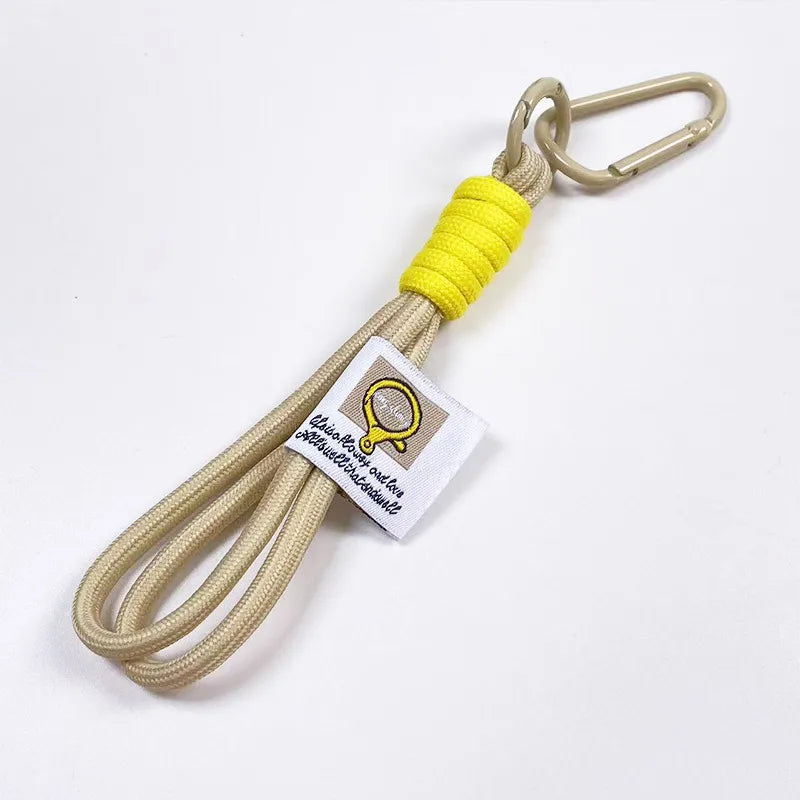 Cute Metal Keychain Pendant Beaded Bookbag Girl's Bag Charm Style Cartoon Design Half Handmade Flower
