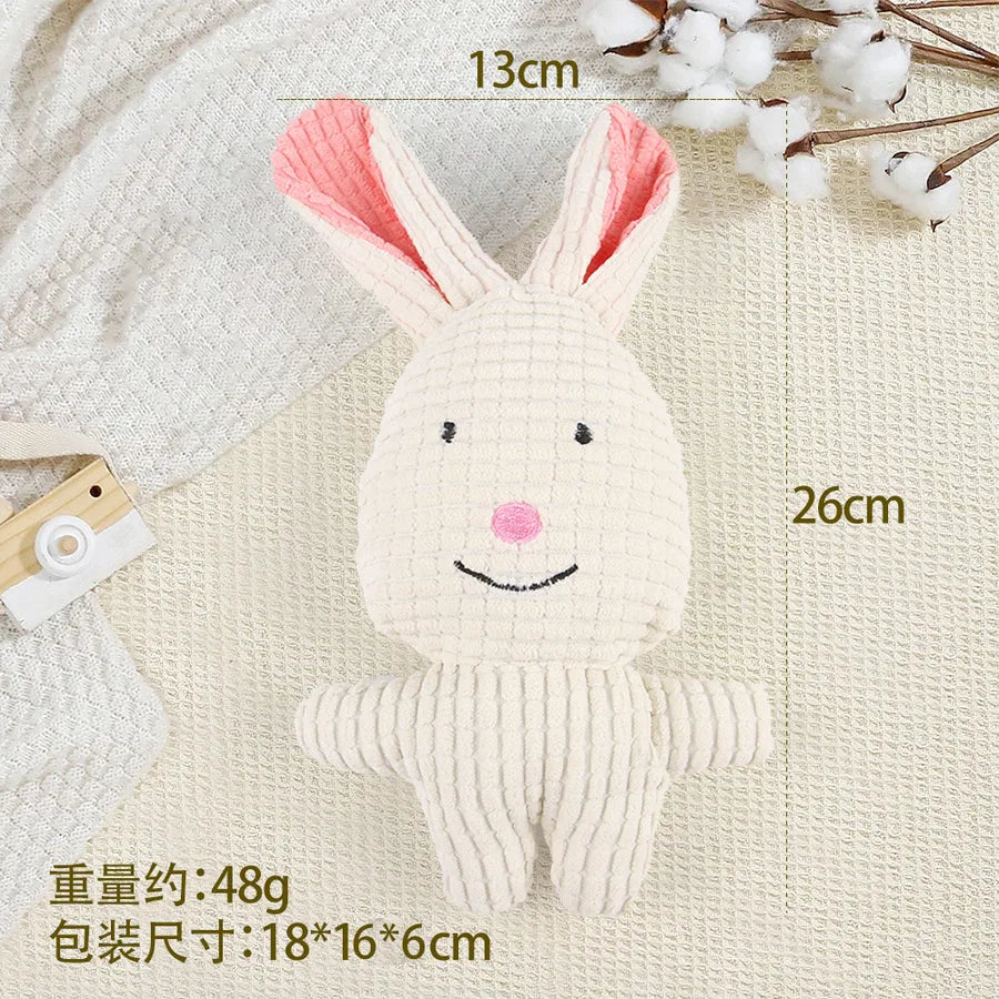 cute cloth animal pet toys