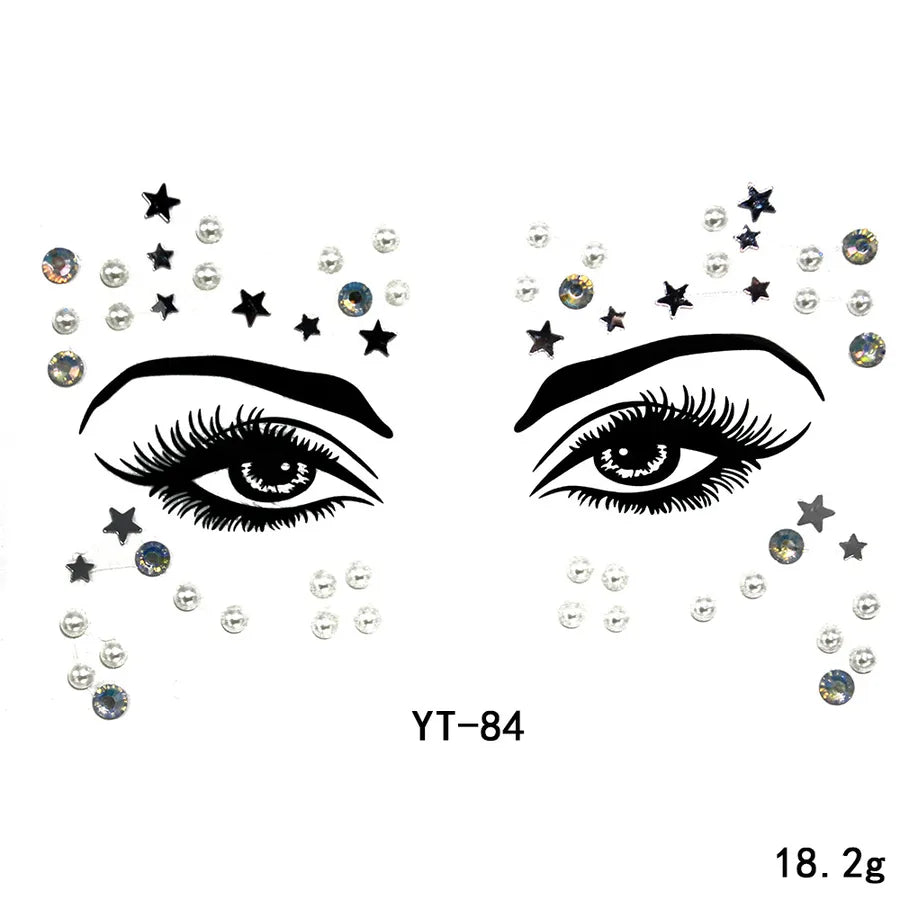 water droplets arylic tattoos & body art 1 piece