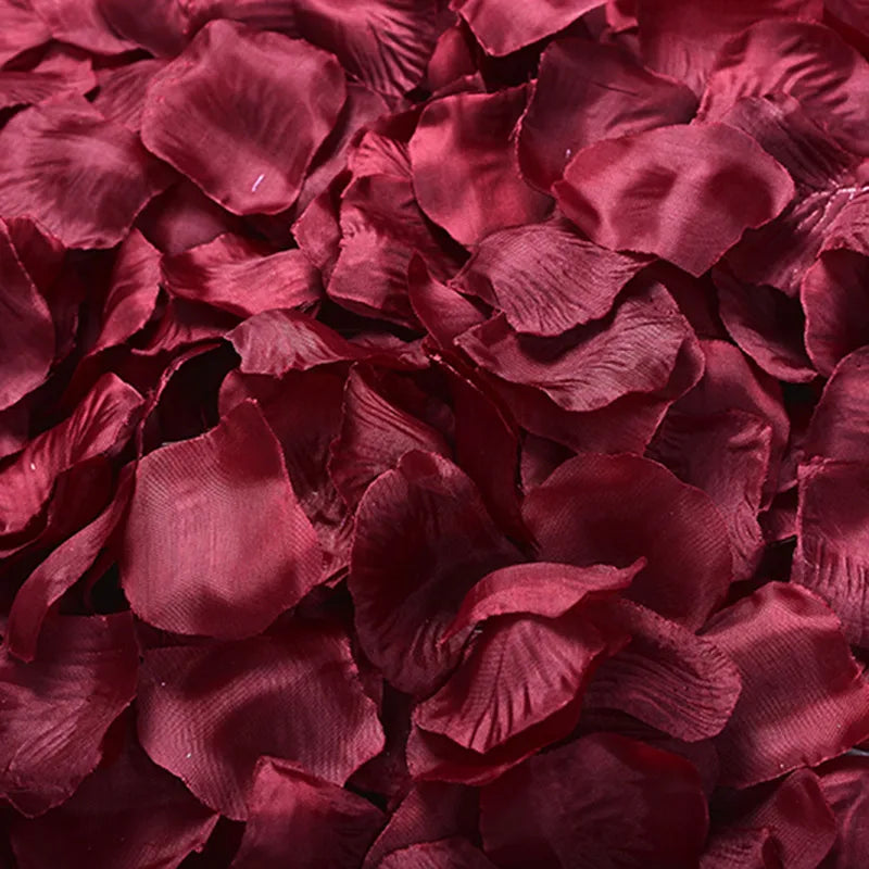 Non-woven 100 pieces of simulated petals rose petals wedding wedding room layout wedding supplies factory direct sales