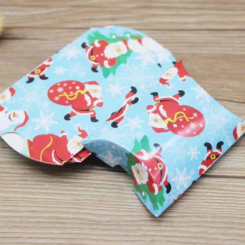 Multicolor Handmade Christmas Gift Box Wedding Candy Swan Packaging Box Floral Design Jewelry Present Container