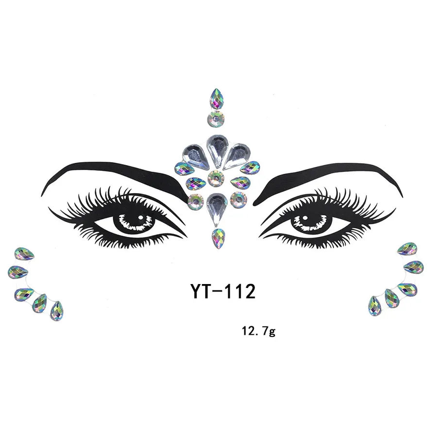 water droplets arylic tattoos & body art 1 piece