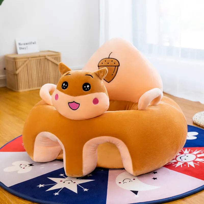 New Cartoon Baby Learning Seat Sofa Children Plush Sofa Lazy Sofa Chair Baby Learning Seat Gift Wholesale