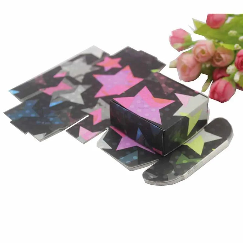 Multicolor Butterfly Handmade Gift Box Black Cow White Jewelry Packaging Thank You Box Elegant Present Container