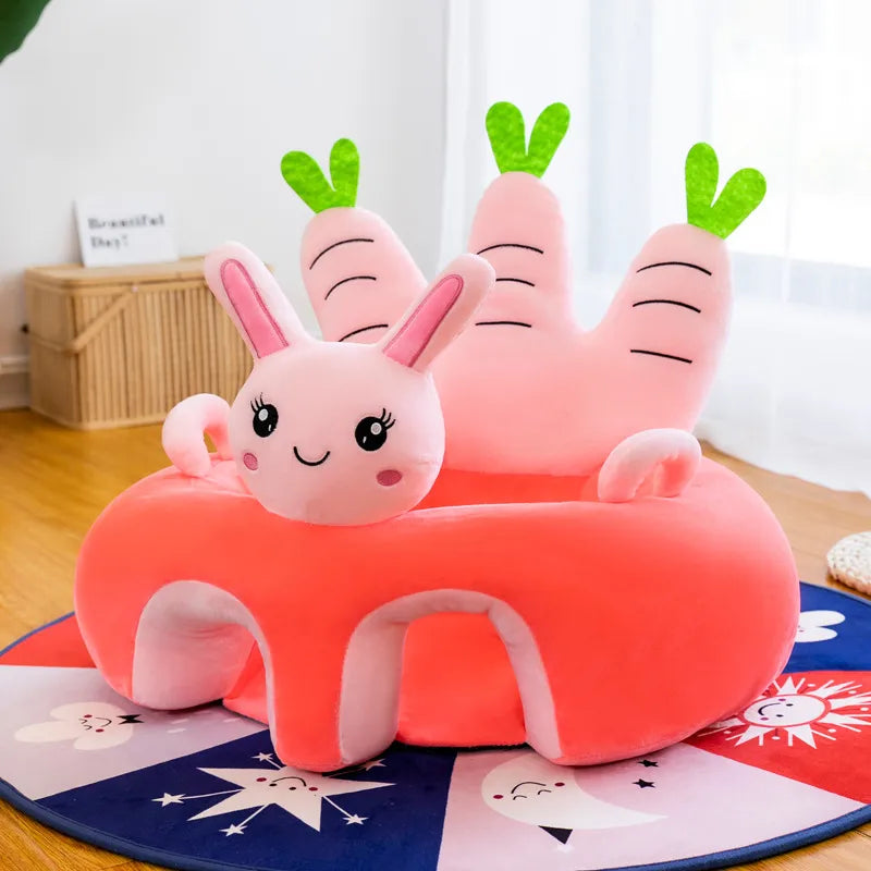 New Cartoon Baby Learning Seat Sofa Children Plush Sofa Lazy Sofa Chair Baby Learning Seat Gift Wholesale
