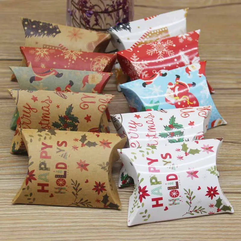 Multicolor Handmade Christmas Gift Box Wedding Candy Swan Packaging Box Floral Design Jewelry Present Container