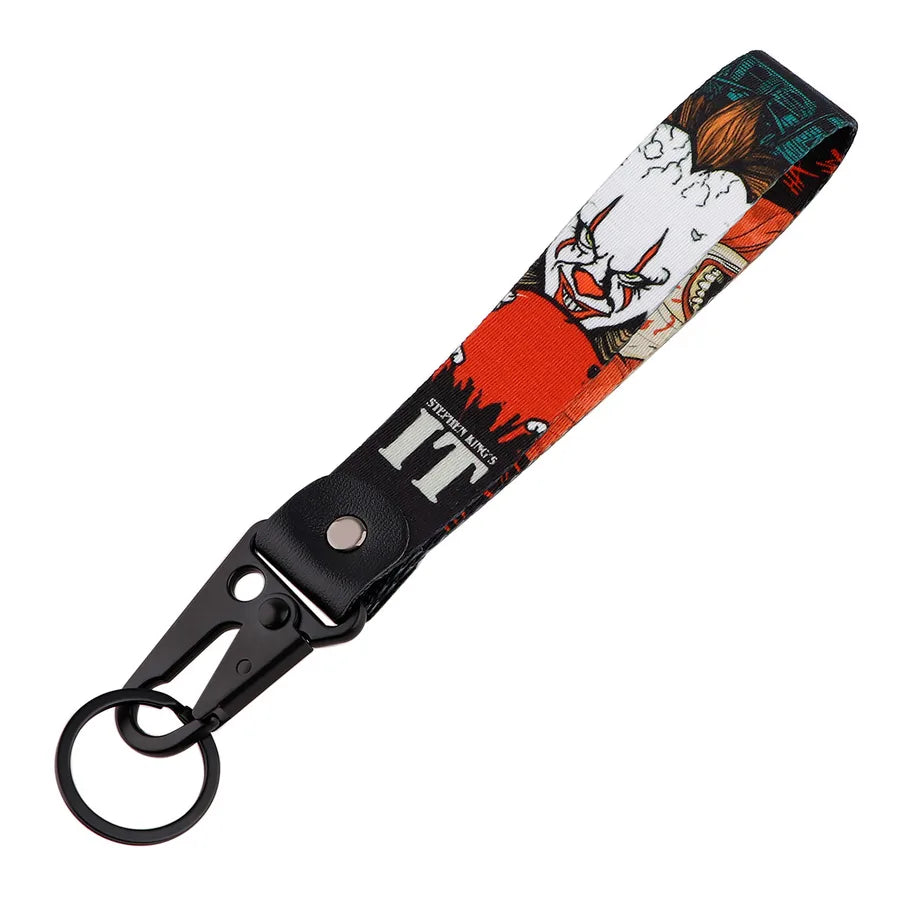 Halloween Cartoon Eagle Beak Carabiner Keychain Mountaineering Car Metal Hanging Ornament Accessory Funny Scary Design Zinc Alloy