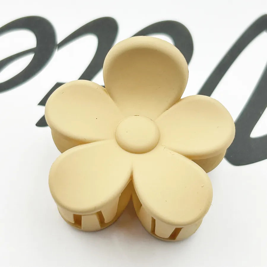 Frosted Flower Hair Clip Back Head Updo Hair Clip Barrettes Ponytail Bun High-Grade Sense Barrettes Shark Clip Wholesale