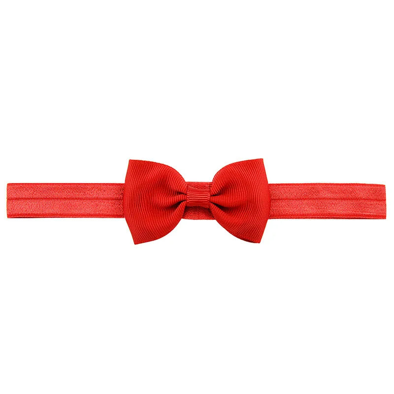 Explosive New Hairband Simple Kidsren's Multi-color Optional Bow Rib Single Knot Headband Hot Sale