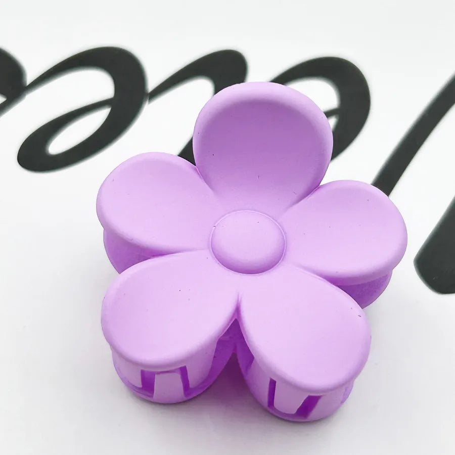 Frosted Flower Hair Clip Back Head Updo Hair Clip Barrettes Ponytail Bun High-Grade Sense Barrettes Shark Clip Wholesale