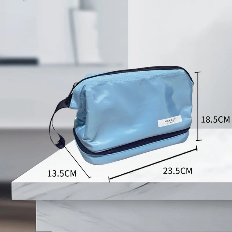 Hanging Cosmetic Bag Advanced Wash Bag Large Capacity Dry and Wet Separable Mesh Hanging Advanced Cosmetic Bag