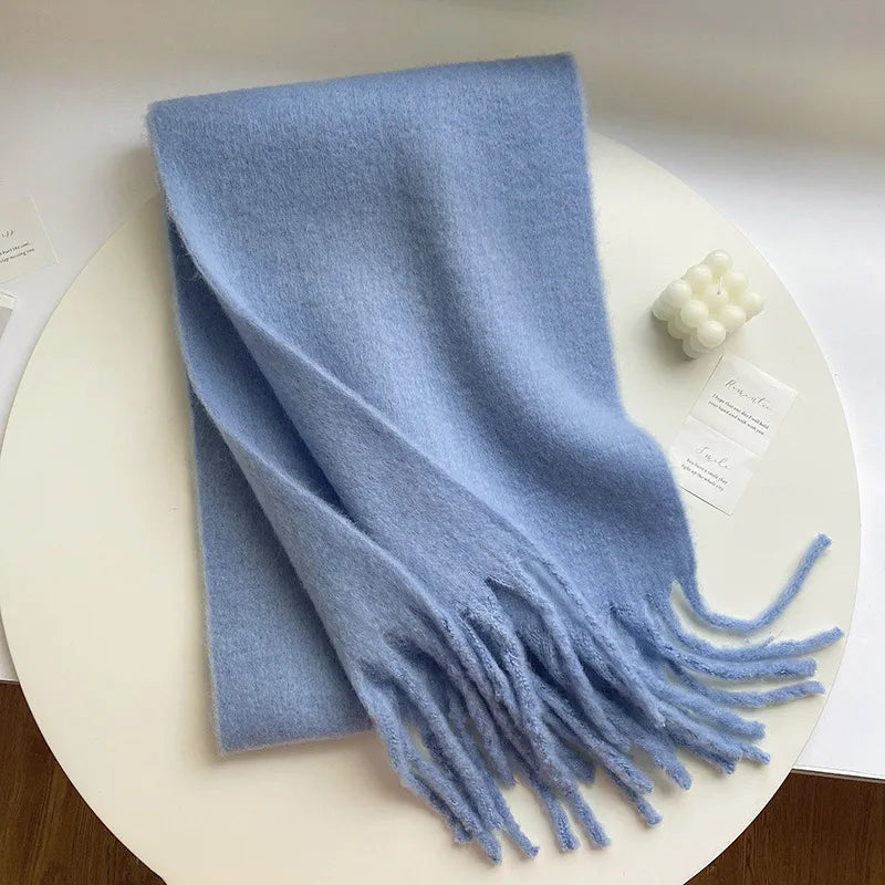Unisex Casual Simple Style Classic Style Lattice Imitation cashmere Scarf