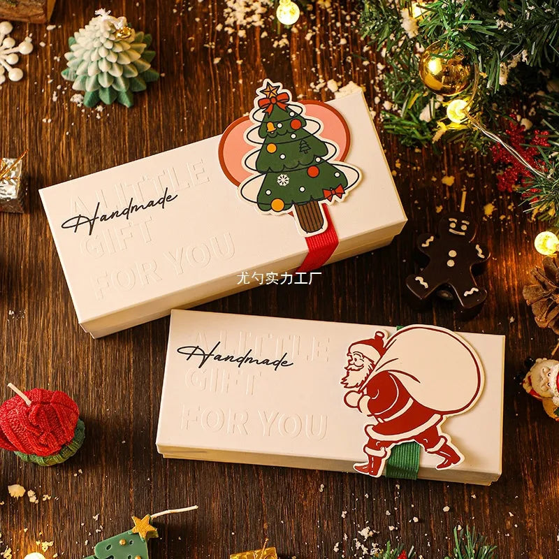 Cartoon Christmas Gift Box Creative Birthday Present Beautiful Resin Candle Souvenir Ideal For Christmas Small Gifts