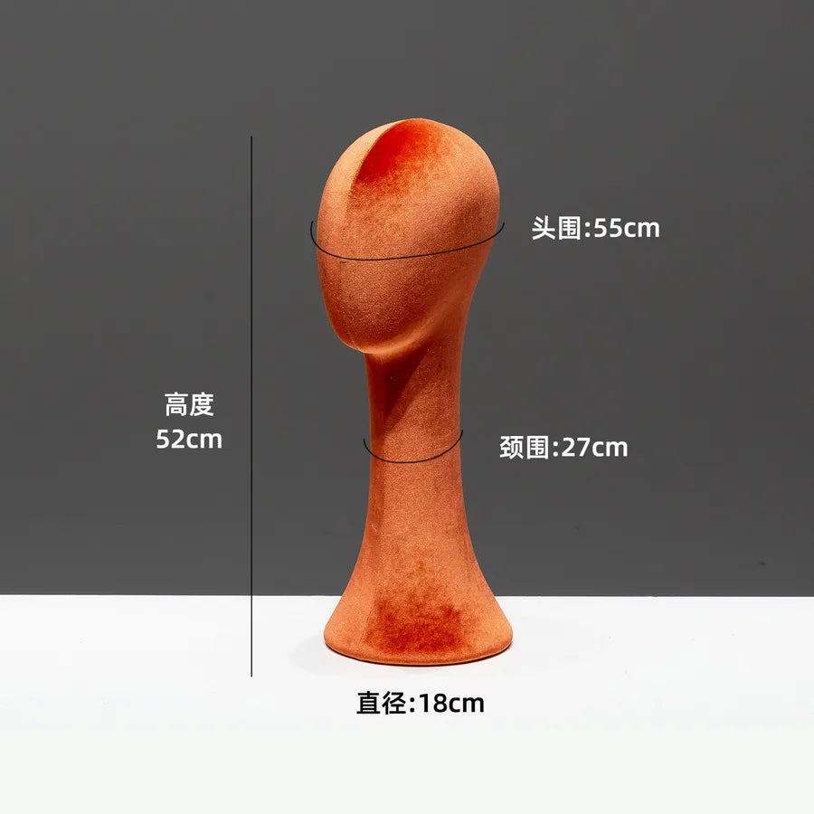 Mannequin Head Display Stand Hat Necklace Holder Pin-able Wig Adult Unisex Model Hairdressing Salon Beauty School Supplies