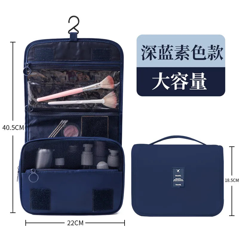 Hanging Cosmetic Bag Advanced Wash Bag Large Capacity Dry and Wet Separable Mesh Hanging Advanced Cosmetic Bag