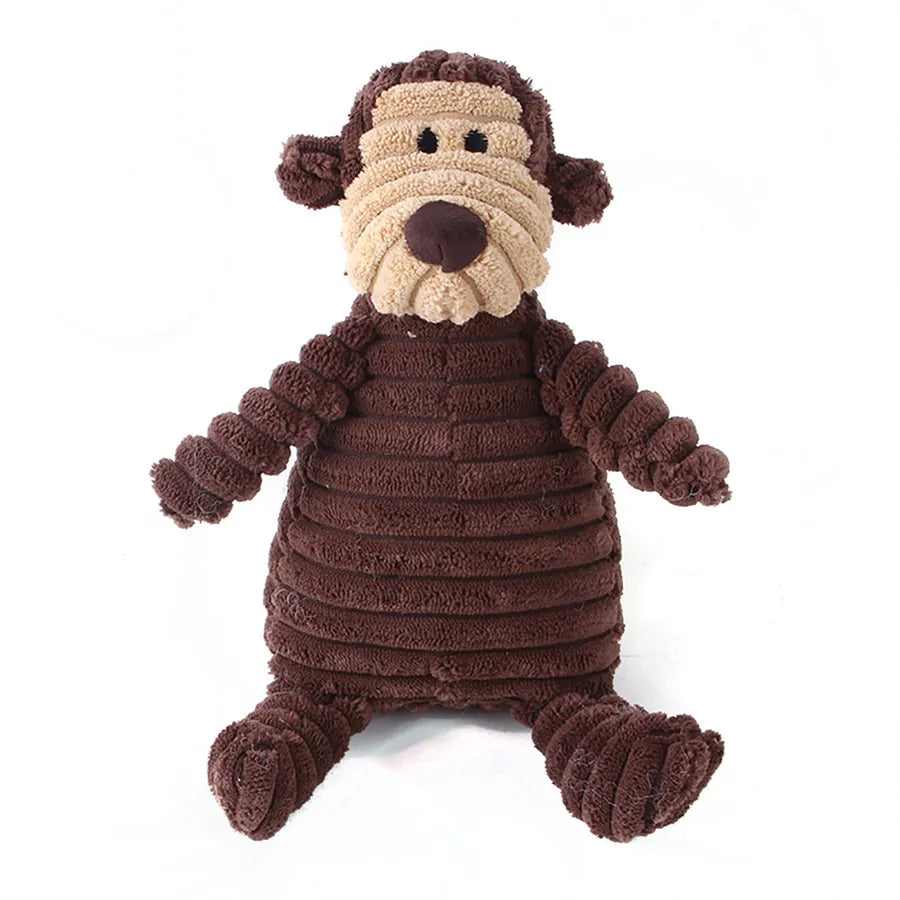 cute cloth animal pet toys