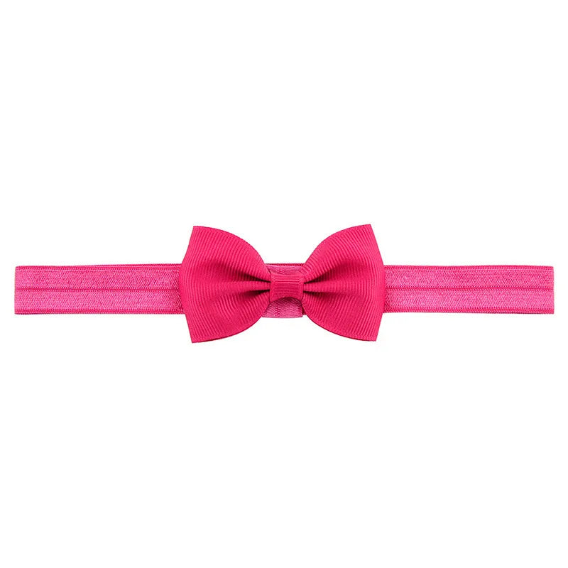 Explosive New Hairband Simple Kidsren's Multi-color Optional Bow Rib Single Knot Headband Hot Sale