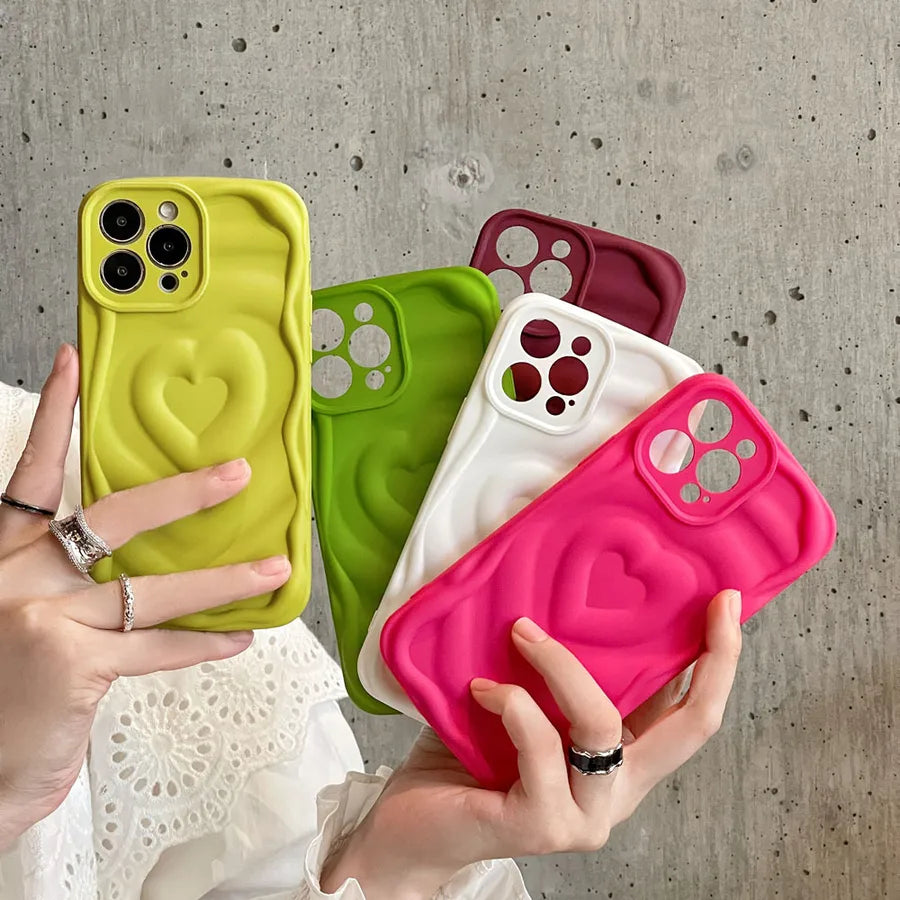 preppy style simple style solid color phone cases