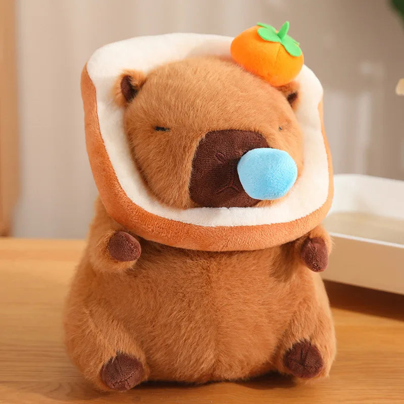 Trendy Capybara Plush Toy Cute Birthday Gift Children's Stuffed Animal Doll Transforming Plushie PP Cotton Material