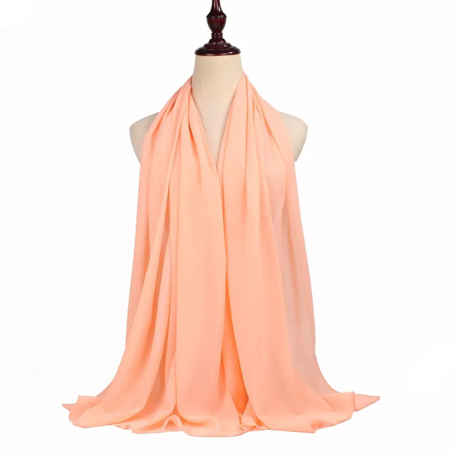 Unisex Basic Simple Style Solid Color Polyester Kerchief
