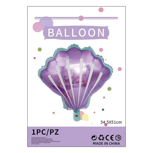 cartoon style cute animal mermaid aluminum film holiday party balloons