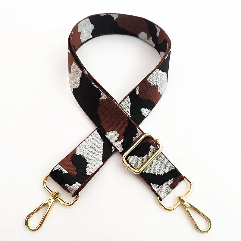 new wide camouflage webbing adjustable shoulder messenger long strap