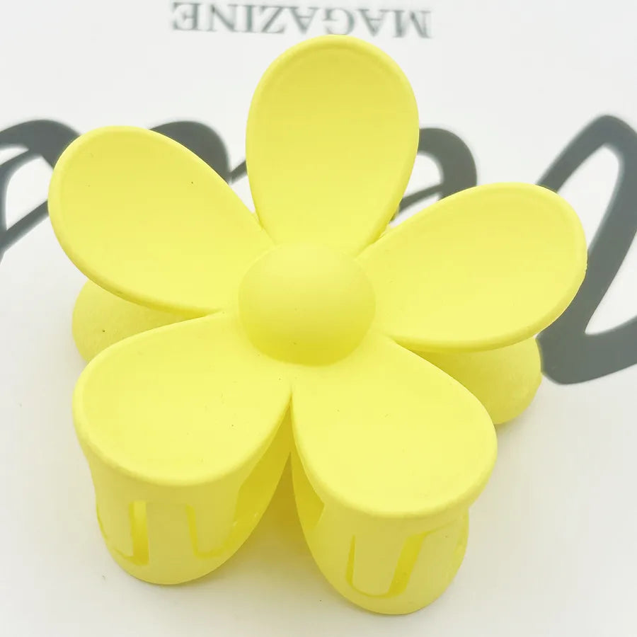 Frosted Flower Hair Clip Back Head Updo Hair Clip Barrettes Ponytail Bun High-Grade Sense Barrettes Shark Clip Wholesale