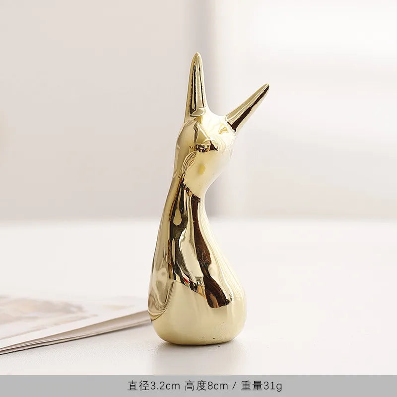 Nordic Style Cute Fox Elephant ceramics Home Daily 1 Piece