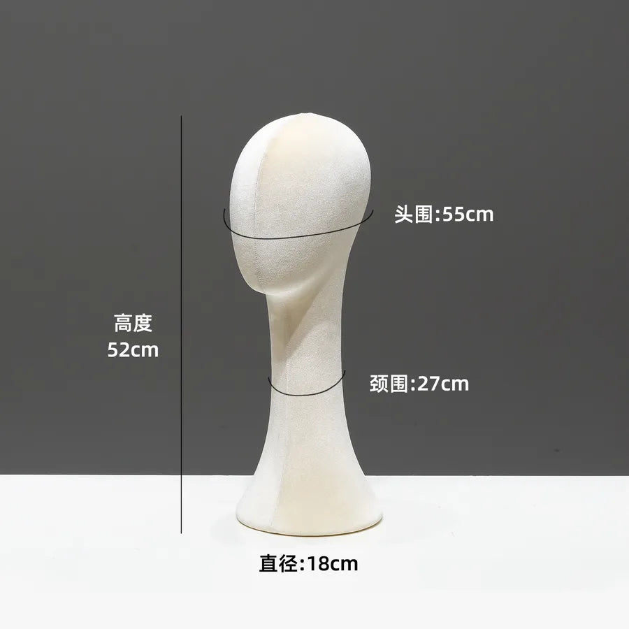 Mannequin Head Display Stand Hat Necklace Holder Pin-able Wig Adult Unisex Model Hairdressing Salon Beauty School Supplies