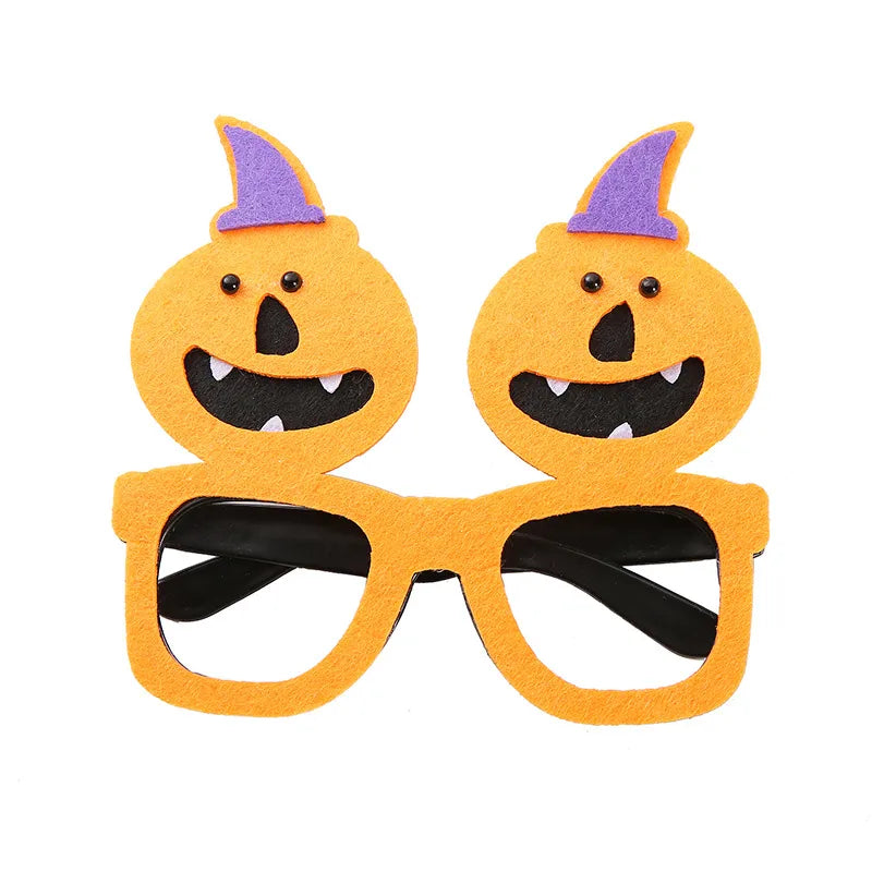 New Christmas Hairband Glasses Frame Halloween Valentine's Day Glasses Santa Claus Glasses Party Christmas
