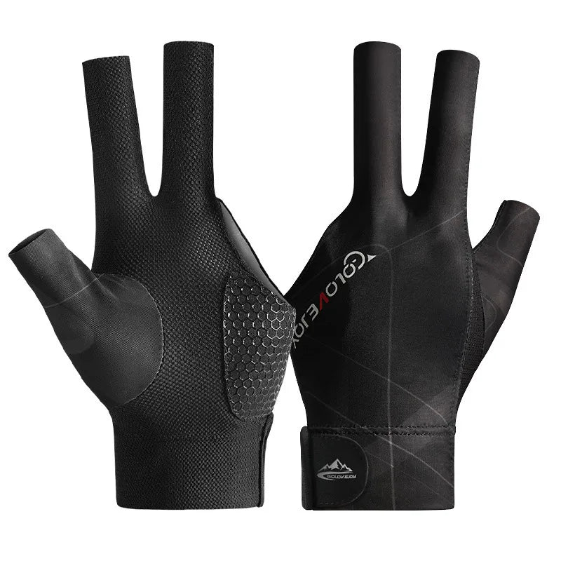 Vocabulary Words/Name Multicolor Spandex Polyester Billiard Gloves