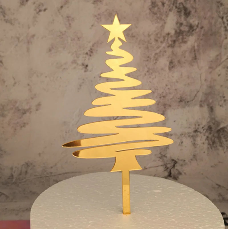 Christmas Letter Arylic Party Cake Decorating Supplies