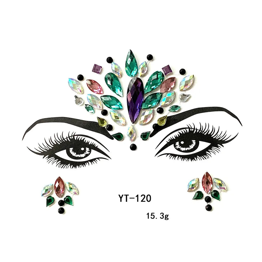 water droplets arylic tattoos & body art 1 piece