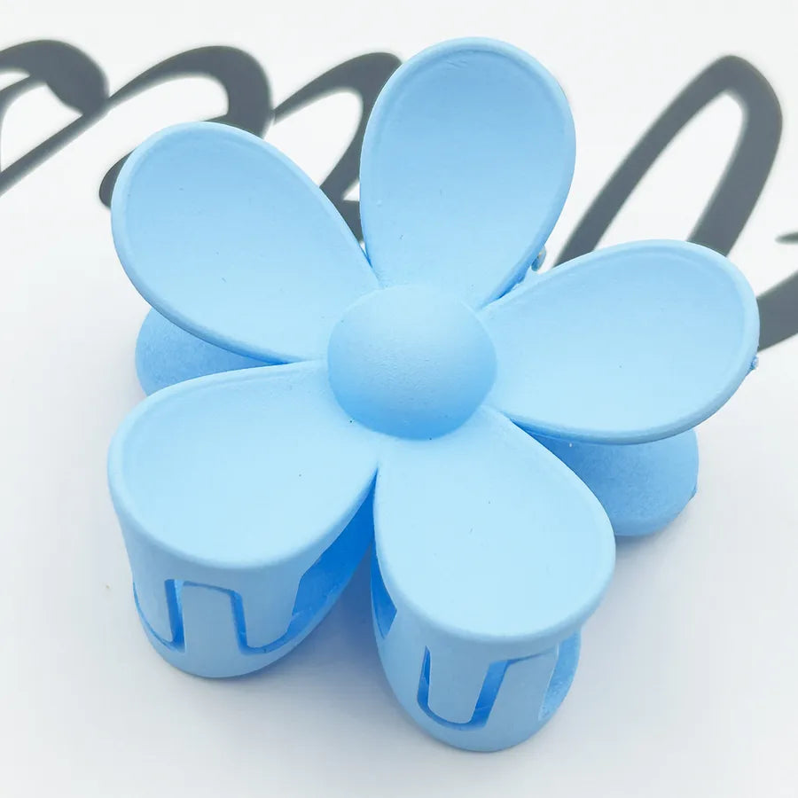 Frosted Flower Hair Clip Back Head Updo Hair Clip Barrettes Ponytail Bun High-Grade Sense Barrettes Shark Clip Wholesale