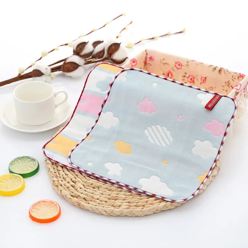 Cute Cartoon Cotton Burp Cloths Baby Accessories