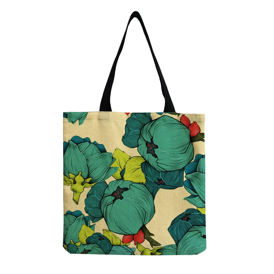 women's fashion flower shopping bags
