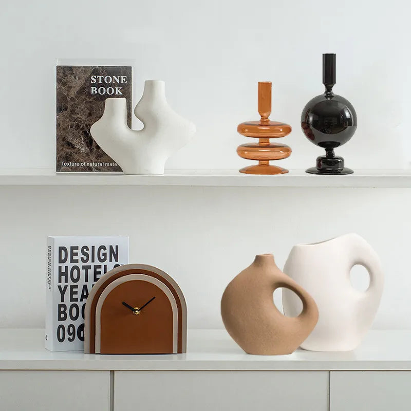 Artistic Geometric ceramics Ornaments Artificial Decorations