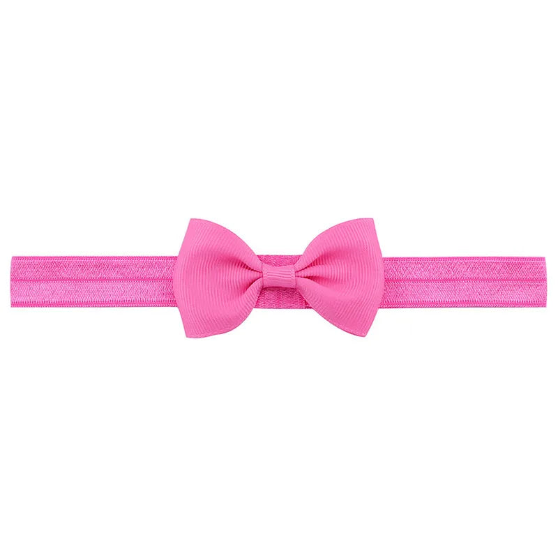 Explosive New Hairband Simple Kidsren's Multi-color Optional Bow Rib Single Knot Headband Hot Sale