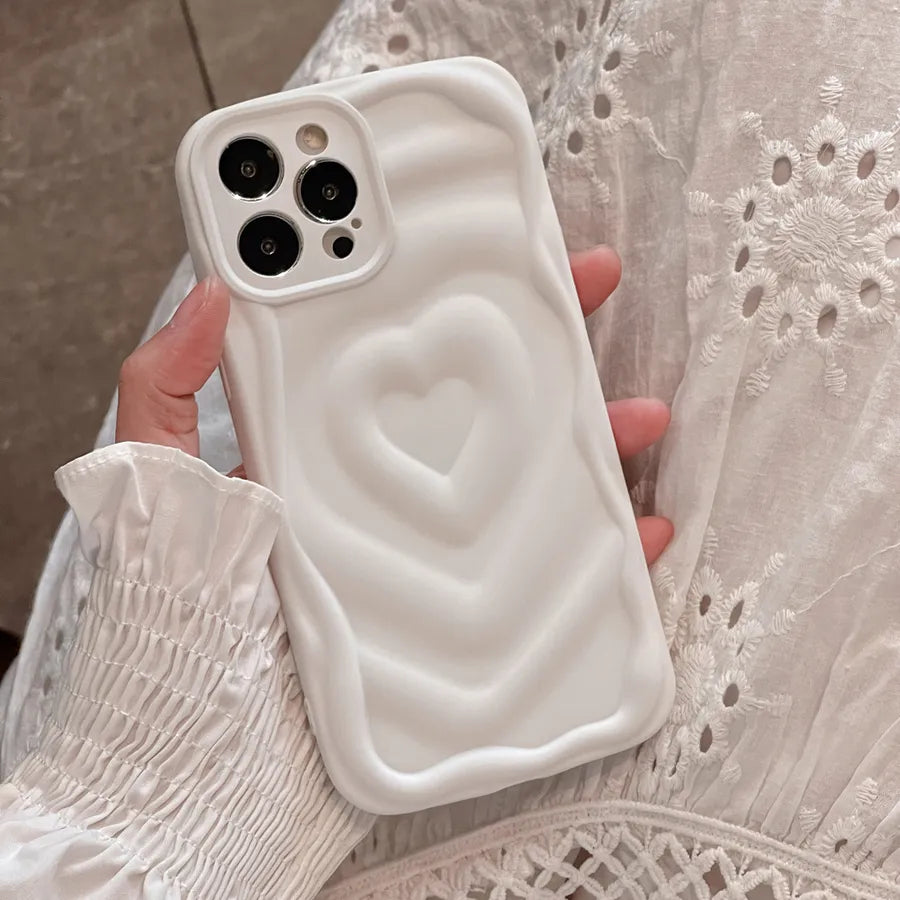 preppy style simple style solid color phone cases