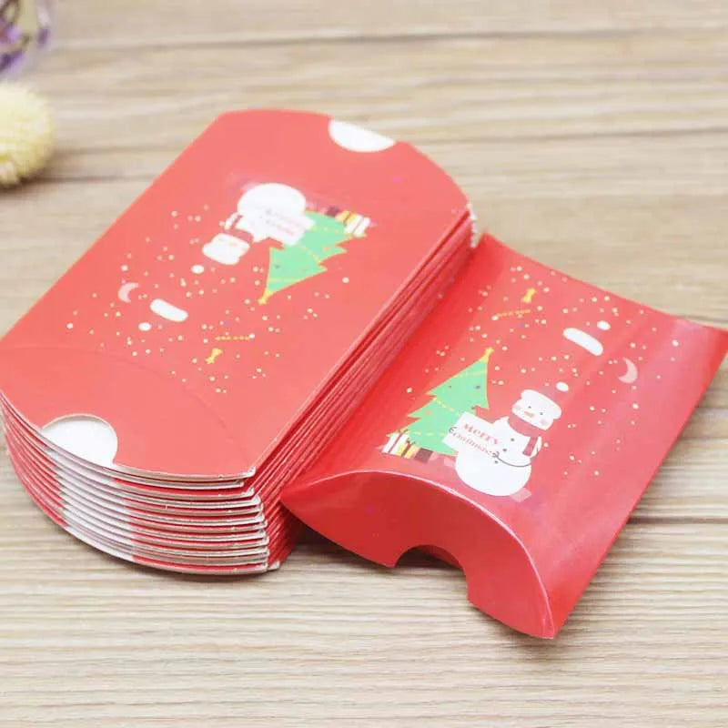 Multicolor Handmade Christmas Gift Box Wedding Candy Swan Packaging Box Floral Design Jewelry Present Container