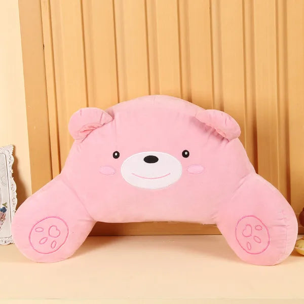 Cute Cartoon Lumbar Support Pillow Office Chair Backrest Pad Car Seat Cushion Pregnant Women Waist Pillow
