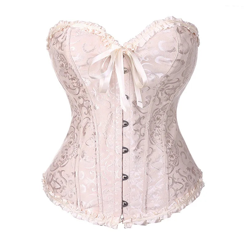 Lace Tube Bra Stereotype Tummy Control Gather Shaping Underwear