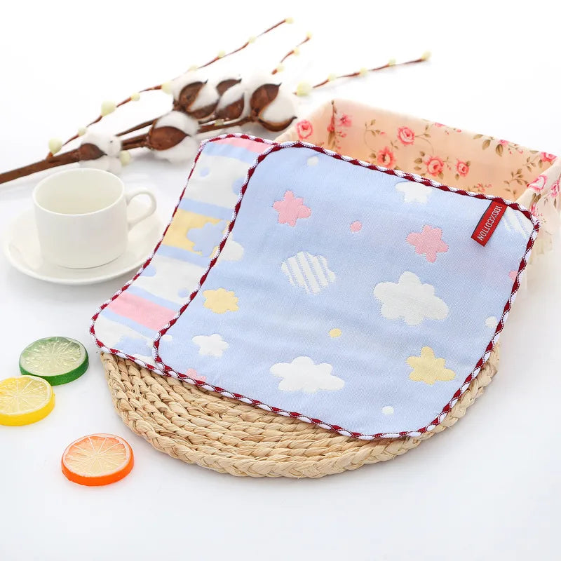 Cute Cartoon Cotton Burp Cloths Baby Accessories