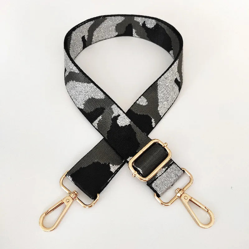 new wide camouflage webbing adjustable shoulder messenger long strap