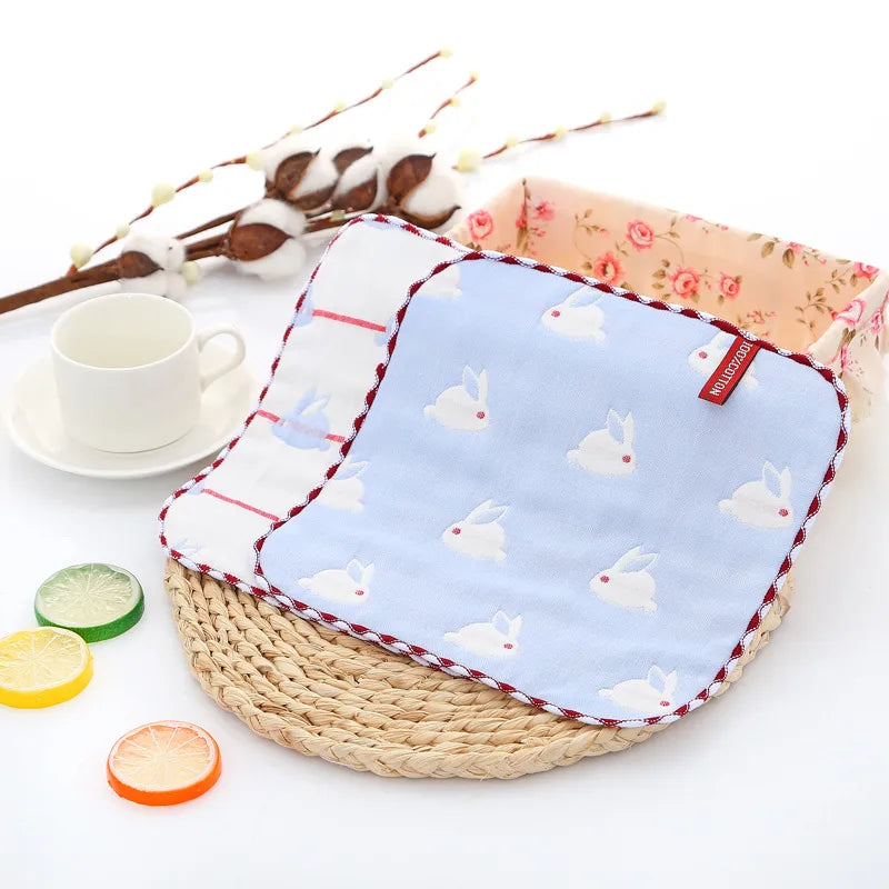 Cute Cartoon Cotton Burp Cloths Baby Accessories