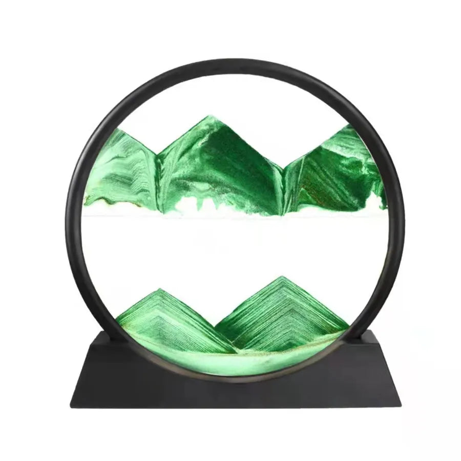 Creative ornaments liquid decompression quicksand painting office desktop living room bedside table decorations birthday gift