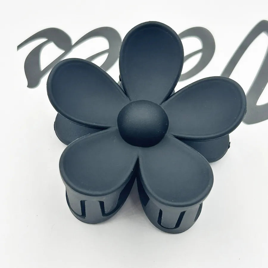 Frosted Flower Hair Clip Back Head Updo Hair Clip Barrettes Ponytail Bun High-Grade Sense Barrettes Shark Clip Wholesale